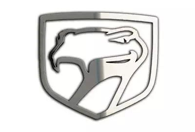 1992-2010  Viper - Sneaky Pete Emblem 1Pc | Polished Stainless Steel • $64.99