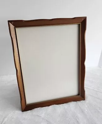 Vintage Wood Hamlin Overton Standing Picture Frame Wood Gold For 8x10 Picture • $25