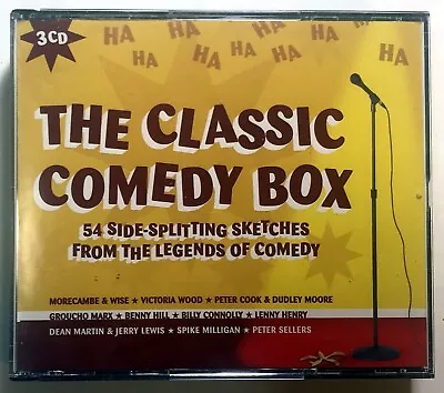 3 CD Box Set: CLASSIC COMEDY BOX - Groucho Benny Hill Peter Sellers Spike Mil • $5.95