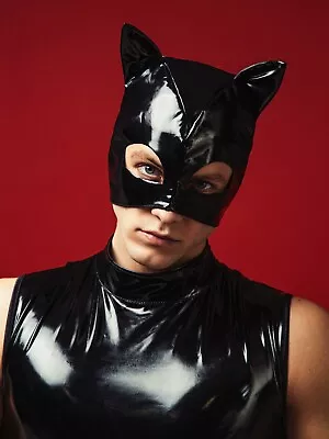 Latex Black Male Mask For Role-playing Games • $20