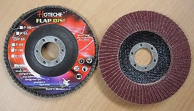 Lot Of (40) Aluminum Oxide Flap Disc Grinding Wheel 4-1/2 X7/8  60 Grit • $44.99