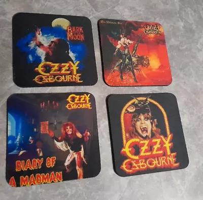 Set Of 4 - Neoprene Drink Coasters - Ozzy Osbourne • $10