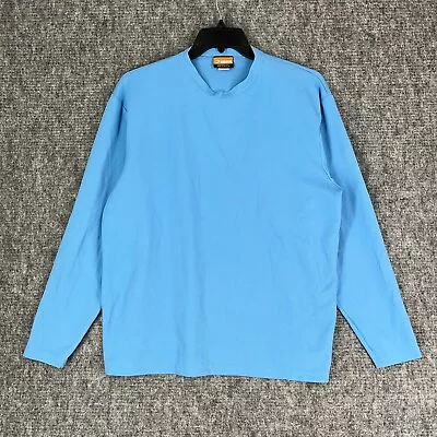 Ridoto Shirt Men's Extra Large Blue Long Sleeves USA Made Microfiber Loose • $18.27