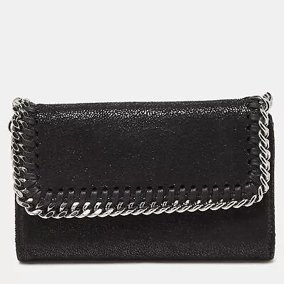 Stella McCartney Black Faux Leather Falabella IPhone 6 Case • $200.55