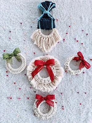 Handmade Christmas Wreath 5 Pieces Set • £35.25