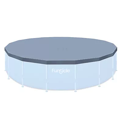 Funsicle 20ft Round Above Ground Frame Pool Debris Cover Accessory Only Gray • $38.24