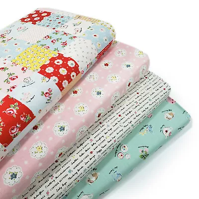 Poppie Cotton My Favourite Things Vintage Style Nostalgia 100% Cotton Fabric • £8.50