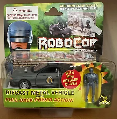 New Sealed 1995 Robocop Die-cast Car Figure + Crime Scene Toy Island Orion • $49.95
