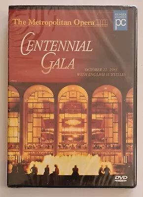 Sealed New DVD Metropolitan Opera  Centennial Gala Met 1983 Pavarotti Domingo + • $17.95