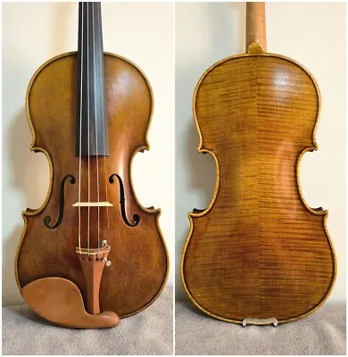 Nicolaus Amati 1670 Violin Copy 4/4 Handmade Antiqued Style Varnish #1810 • $259.99