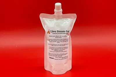 Live Steam Gel 250ml Pouch Fuel Gel Suitable For Mamod Steam Engines • £11.99