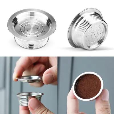 Set Reusable Pods Refillable Capsule Coffee Capsule For LAVAZZA A MODO MIO • $34.84