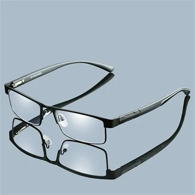 £4.87 • Buy Metal Titanium Alloy Business Reading Glasses +1.00~+4.0 Magnifying Eyeglasses