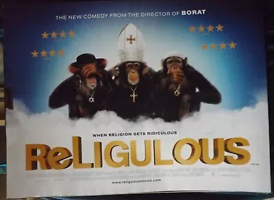 Religulous   original Quad Cinema Poster  • £7.99