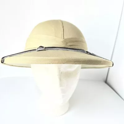 Vintage Safari Pith Jungle Lightweight Sun Helmet Zoo Bee Keeper Village HatShop • $39.69