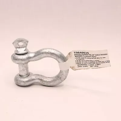 Campbell Screw Pin Anchor Shackle Clevis Carbon Steel 3/8  T9640635 • $3.45