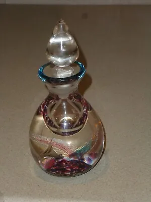 £39.99 • Buy Selkirk Glass Peter Holmes Scotland Ltd Ed Of 150 Perfume Inkwell Bottle 1988