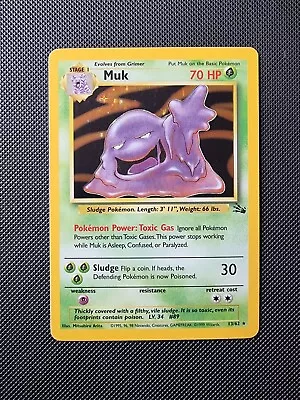 Muk 13/62 Rare Holo Pokemon Card. Fossil Set. Near Mint  • £7.49