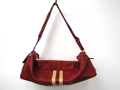 J. JILL Red Leather Gym/Travel/Duffle Bag • $50