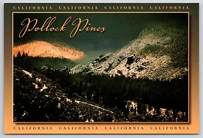 Scenic Forest Mountain View Pollock Pines East Of Sacramento CA Postcard UNP 6x4 • $7.99