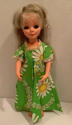 MOD Green Sunflower Print Dress - 17  Crissy Or Alta Moda Furga S Doll -NO DOLL  • $29.99