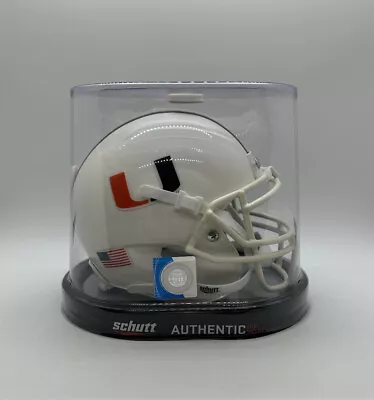 Miami Hurricanes NCAA Schutt Mini Helmet!!! • $60