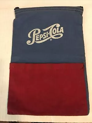 Vintage Pepsi Cola Money Coin Change Zipper Bag Purse Vending Machine Soda Pop • $19.99