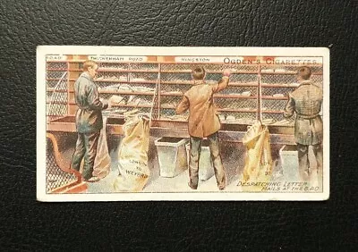 Ogdens Cigarette Card Royal Mail #36 Dispatching Letter Mails At The G.P.O • £2.50