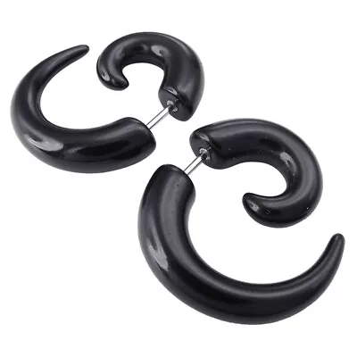 Jewellery Mens Horn Claw Stud Earrings Cheater Fake Ear Plugs Gauges6360 • £4.01