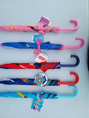 Youth Toddler Umbrella 27  Point To Point & 20  Long Handle Lot Of 5 • $10