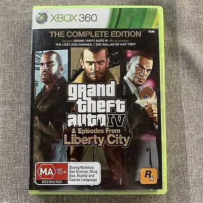Grand Theft Auto IV & Episodes From Liberty City Xbox 360 • $18