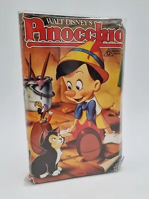 Pinocchio Walt Disney Black Diamond VHS Video Tape Clamshell Case • $15