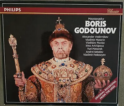 Moussorgsky: Boris Godounov (Philips 412 281-2) Vladimir Fedoseyev • $9.35