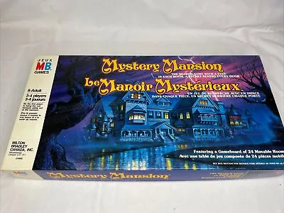 Mystery Mansion Board Game Milton Bradley 1984 Treasure Hunt Please Read • $25.86