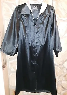 Grad Graduation Gown Robe Black OAK HALL HORIZON Unisex 5'6 -5'8  #PSBL • $19.99