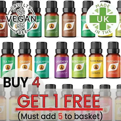 £2.79 • Buy Essential Oils | 10ML | Natural Pure Aromatherapy Essential Oil Fragrances Vegan