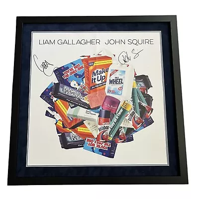 Signed Liam Gallagher John Squire Framed Vinyl Poster Video Proof Oasis • £1000