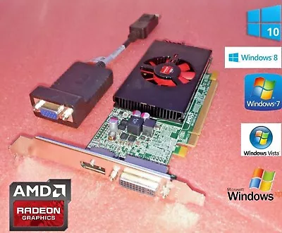 HP Compaq Elite 8000 8100 8200 8300 Microtower HD 1GB DVI VGA 128-Bit Video Card • $24.21