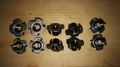 £6 • Buy CAPTIVE T NUT 4 PRONG TEE M10 X 13mm Pack Of 10 BLIND NUTS ARCH Leg INC VAT