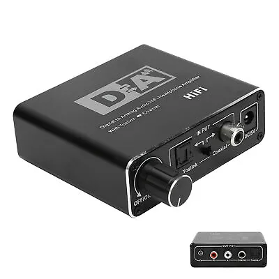 Digital To Analog 5.1CH Optical Coaxial Audio Converter DAC Decoder  R/L BEA • $17.77