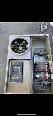 Ge Pullout 100a 240v 1 Phase For Meter Socket Zinsco. • $200