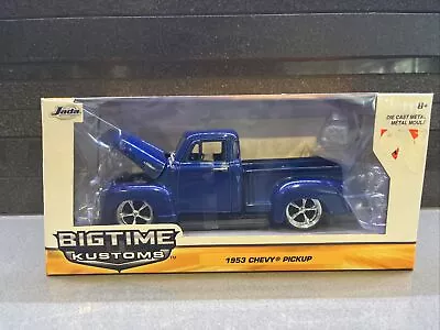 1953 Chevy Pickup Truck 3100 Bigtime Kustoms Jada Toys 1/24 Scale Diecast Car • $82