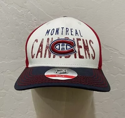 NWT Girls NHL Montreal Canadiens Baseball Cap Strap Back • $14.75