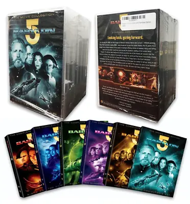 $54.02 • Buy Babylon 5 Season 1-5 + 5 Movie Complete Series DVD (35-Disc Box Set) New &Sealed