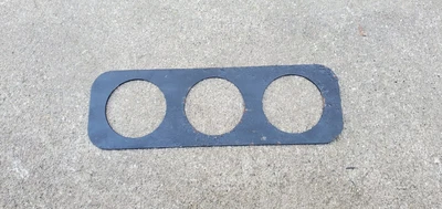 $12 • Buy 240sx S13 Gauge Pod Mount Holder 2  Holes For Mounting Gauges.  3 Gauge Holder