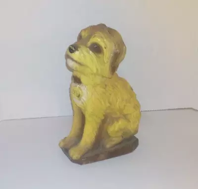 Vintage 1977 Benji Dog Piggy Bank 10” Plastic Mulberry Square (No Stopper Inclu) • $16