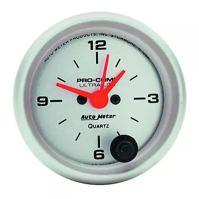 AutoMeter 4385 Ultra-Lite Quartz Clock Gauge 2-1/16 Inch • $153.99