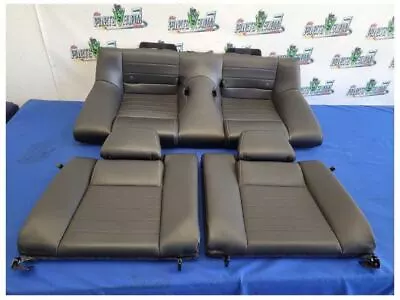 2011-2014 Ford Mustang GT Rear Coupe Leather Seats Upper Lower 2515 • $299.99