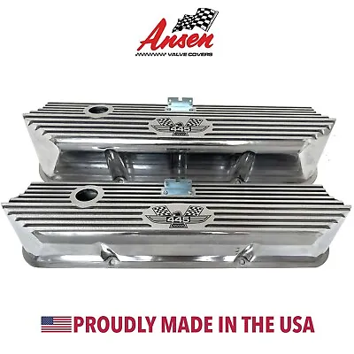 Ford FE 445 Tall American Eagle Valve Covers Polished - Diecast - Ansen USA • $295