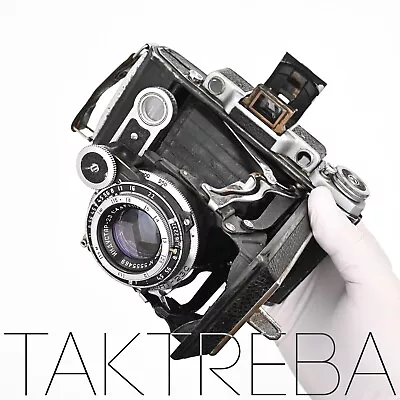 Moskva-4 Moscow-4 Camera 6x9 & 6x6 Cm Release Cable Lens Industar KMZ 1955 Video • $65